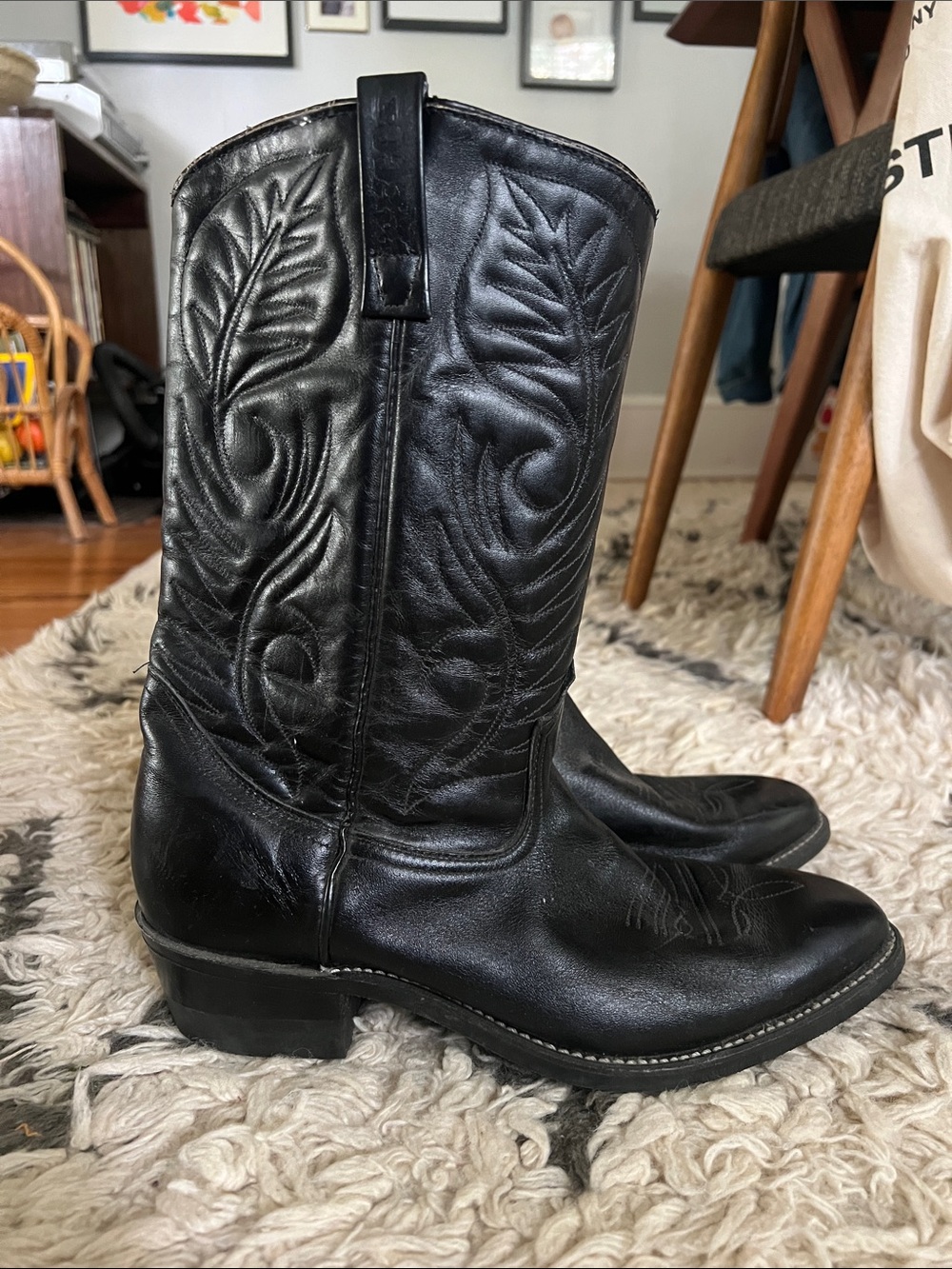 Vintage 90s Deadstock Red Wing Pecos Cowboy Boot size 11 B